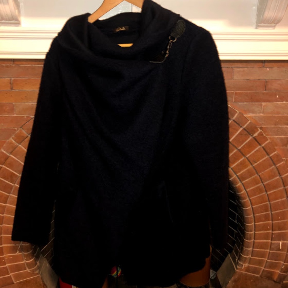 Lulu Navy Blue Jacket Made In Italy